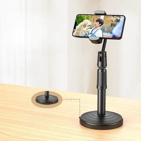 Suporte De Celular Tripé Para Mesa Ajustável 360°