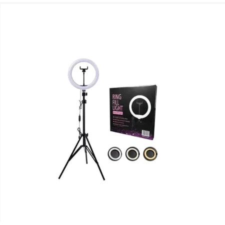 Ring Light Led Iluminador /12/ Polegadas Completo com Tripé 210cm